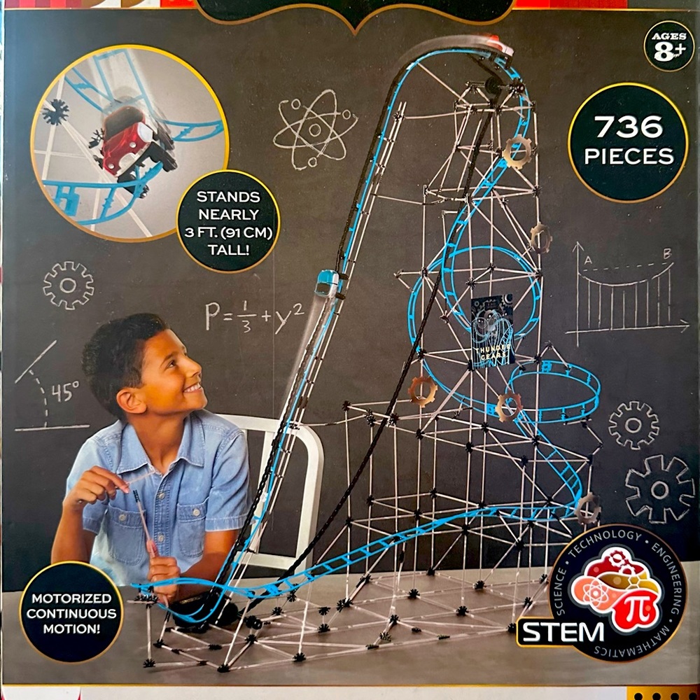 FAO Schwarz Build A Coaster 736 piece construction set